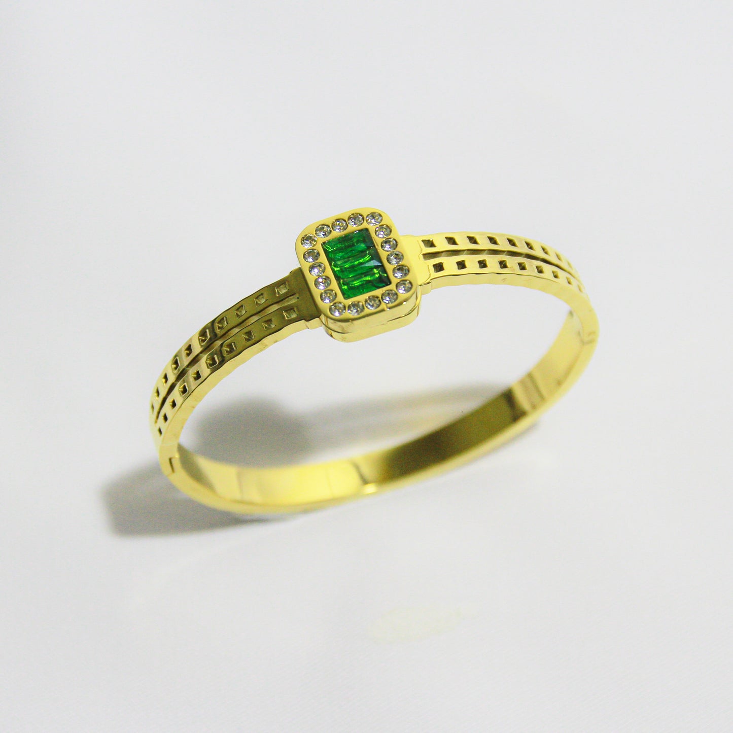 bracelet perle vert