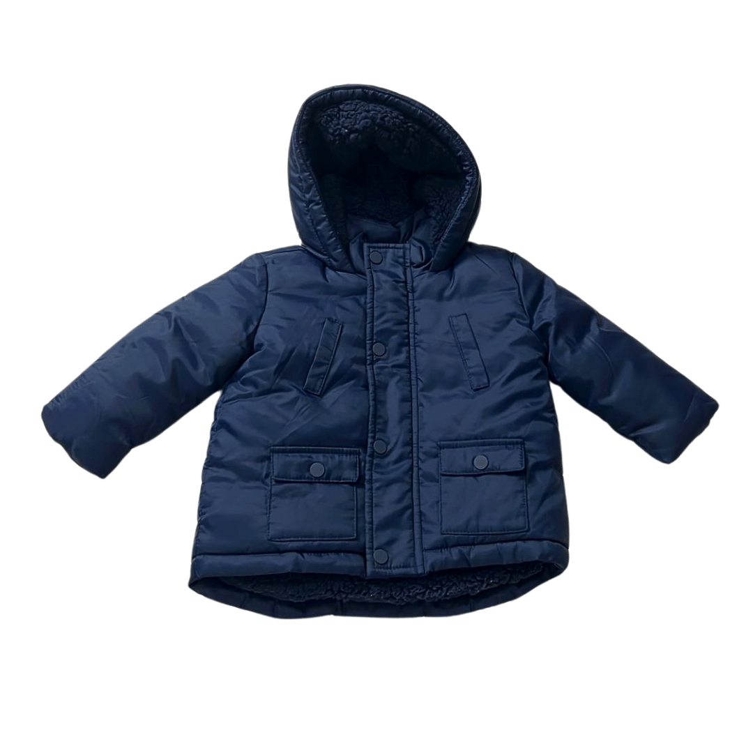 Veste doudoune bleu