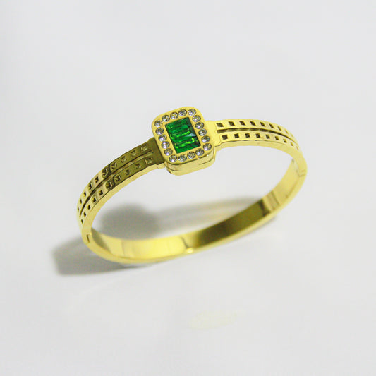 bracelet perle vert