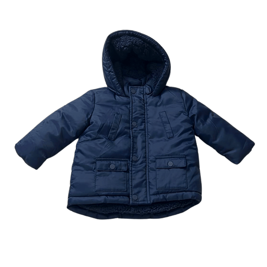 Veste doudoune bleu