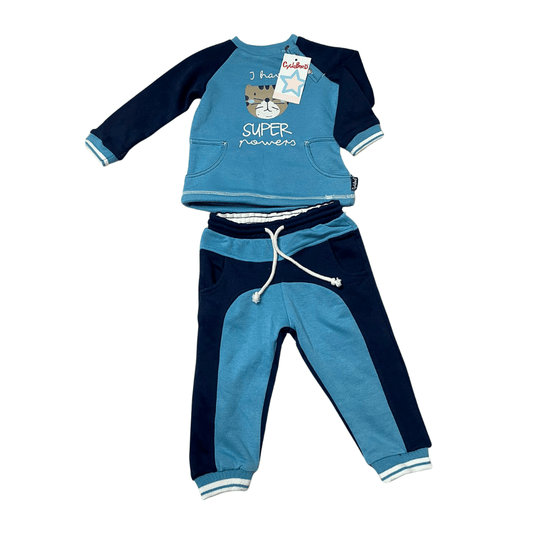 Ensemble garçon Super bleu
